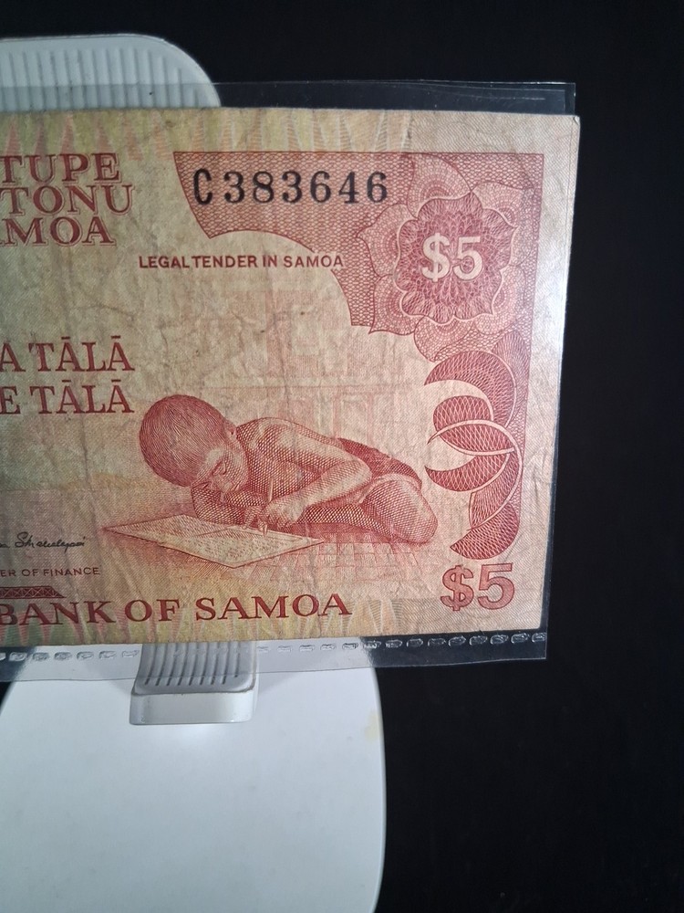 1960 WEST SAMOA 5 TALA BANKNOTE