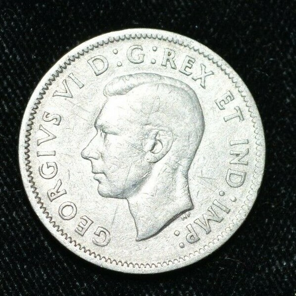 1940 Canada 5 Cent Coin