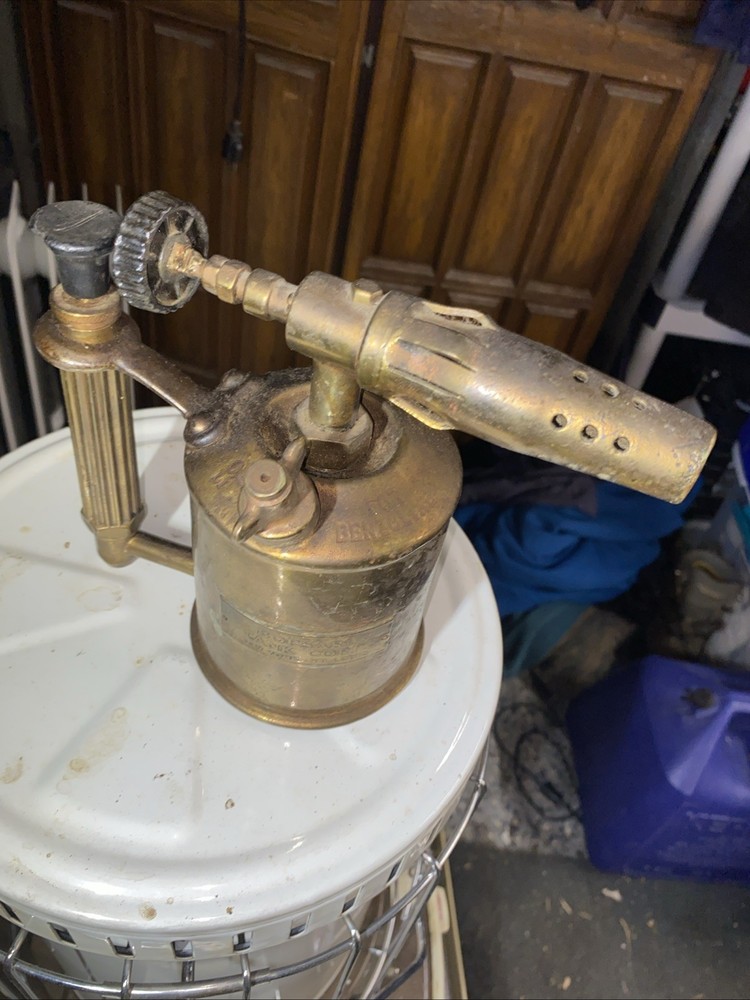 vintage Max Sievert brass blow torch