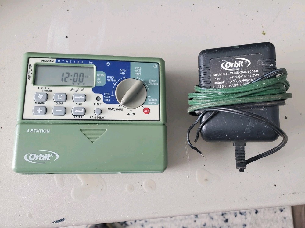 Orbit Water Master 4 Station Automatic Sprinkler System Timer Model 57114