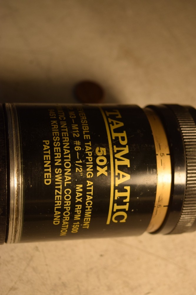 Tapmatic 50X Reversible Tapping Attachment M3-M12 #6-1/2"