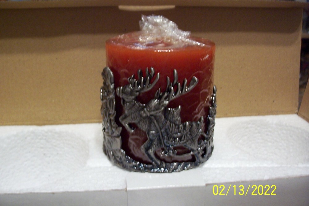 Santa Candle Set - NIP