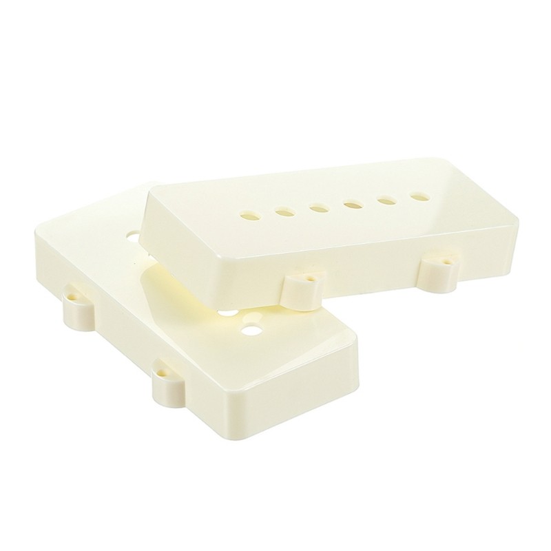 Quality Plastic Guitar Pickup Covers in Aged White Finish for Seamlessly Replace