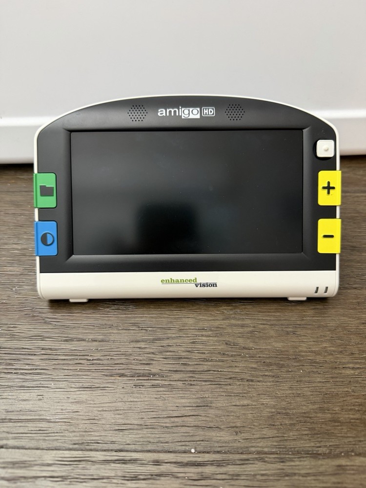 Amigo HD Enhanced Vision Magnifier Color 7" Handheld Reader For Parts Powers On