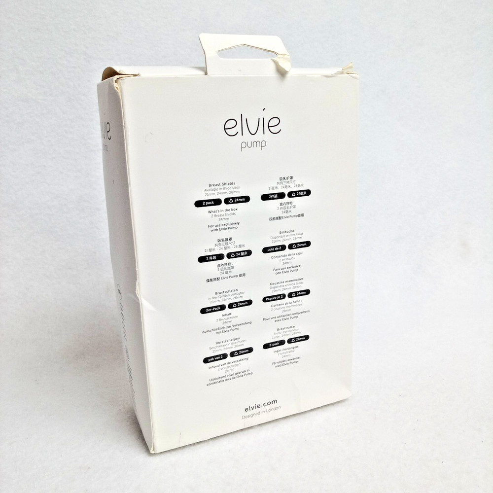 Elvie Pump Breast Shield 24mm Replacement Shields 2 Count New
