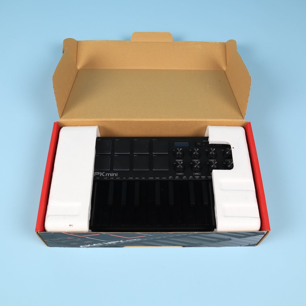 Akai MPK Mini 25 Keys Keyboard Controller - Black Edition