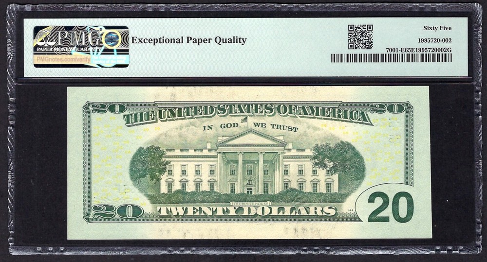 🇺🇸 ERROR 2017A $20 RICHMOND ♚♚MISMATCHED SUFFIX ERROR♚♚ PMG GEM UNC 65 EPQ