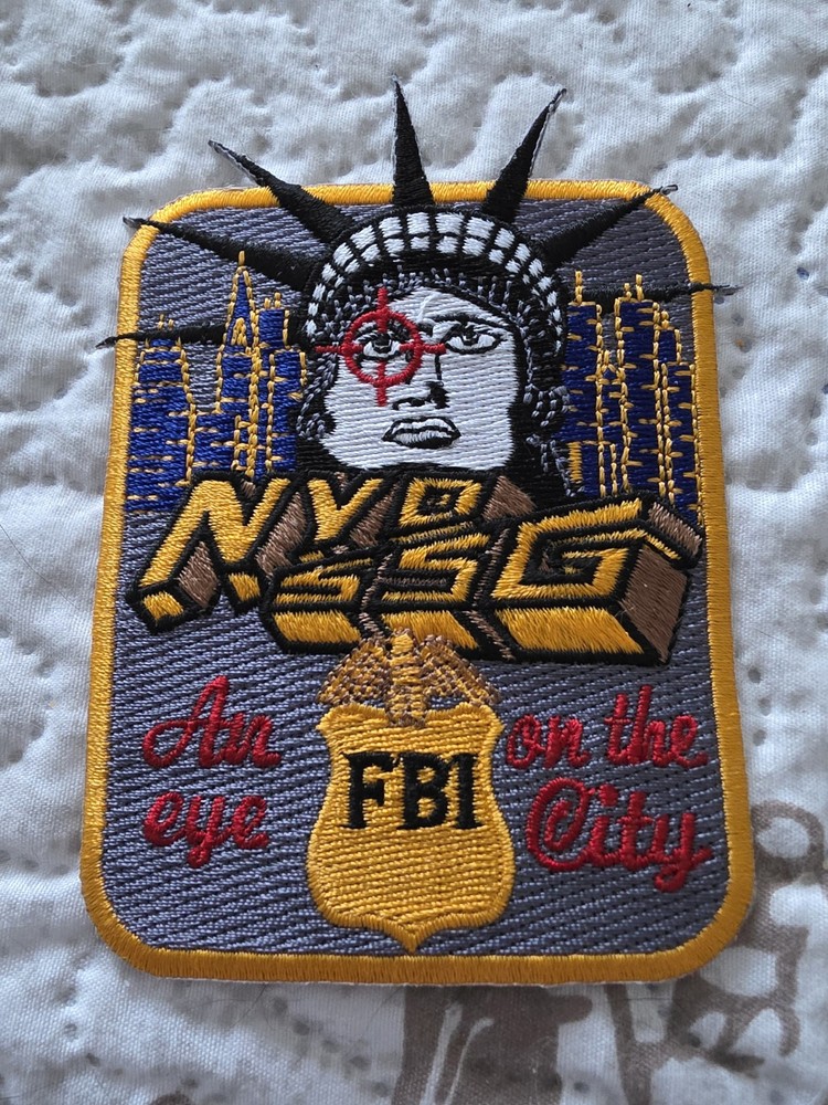 New York Fbi Patch