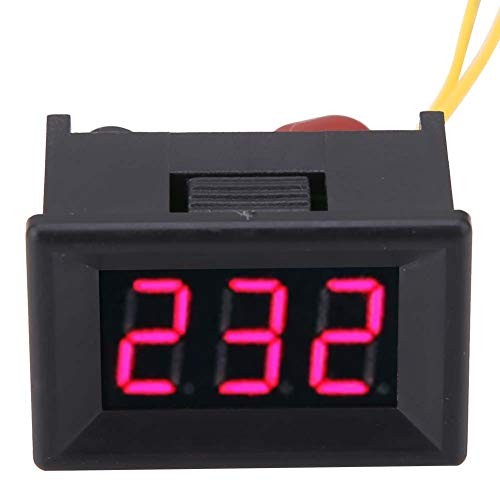 1pc LED Digital Display AC Voltmeter,70-380V Range AC Voltage Meter,2 Wire