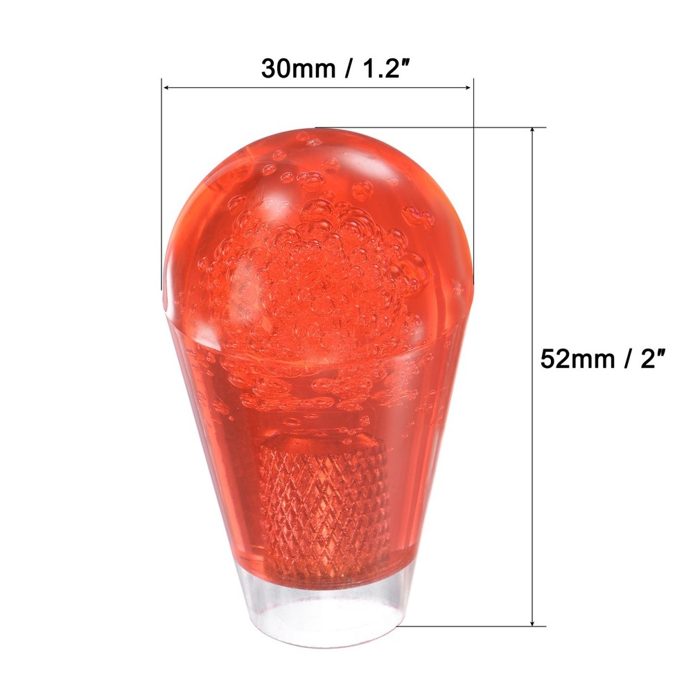 Ellipses Oval Joystick Top Ball Head Arcade Knob Red