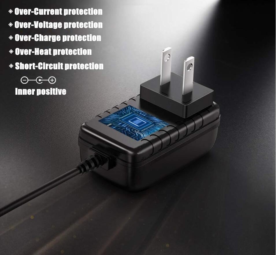 Lightweight 24W Universal AC Adapter DC12V 2A with 11 Tips for Multiple Devices