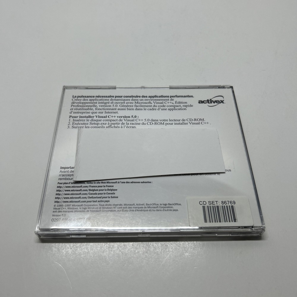 Microsoft Visual Basic Professional Edition Version 5.0 - with CD Key