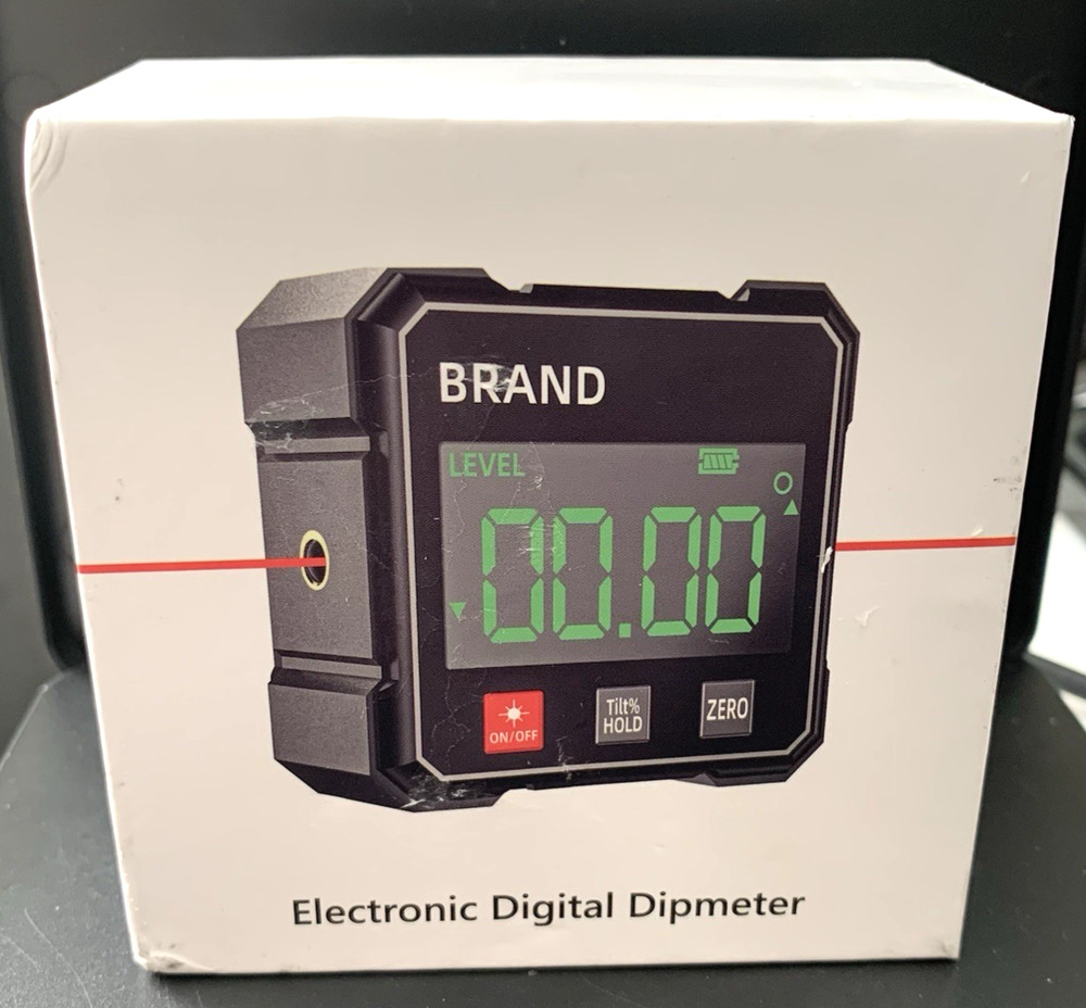Brand Electronic Digital Dipmeter Laser Protractor New in Box