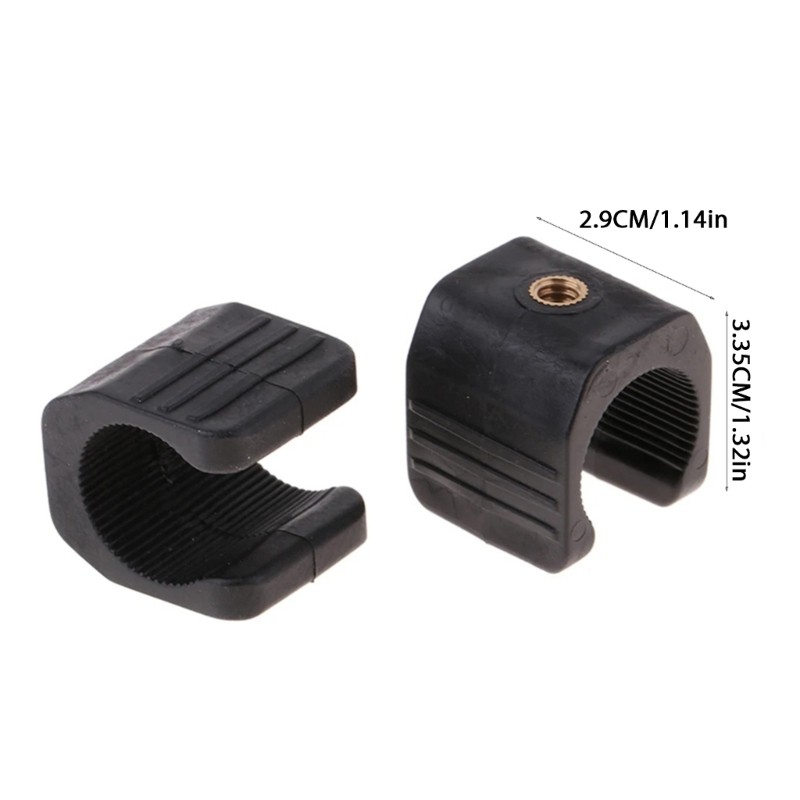 Flashlight Holder Universal Light Clip 1/4in Thread Flashlight Mounting Clamps