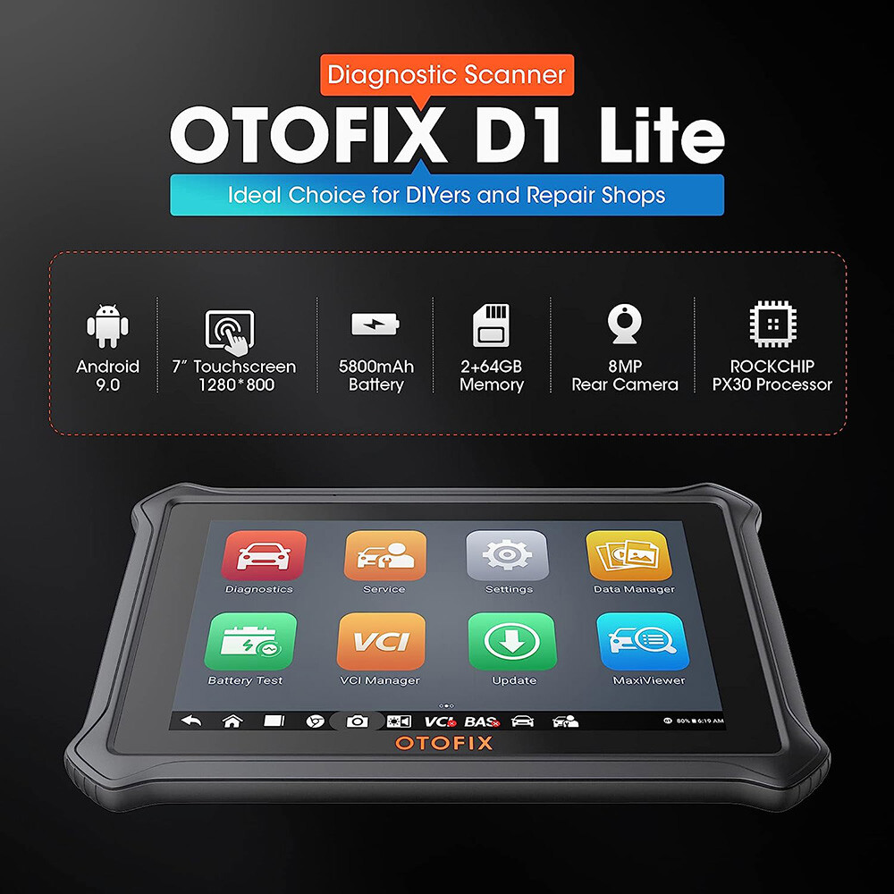 OTOFIX D1 Lite OBD2 Scanner Wireless Diagnostic Tool Full System Active Test