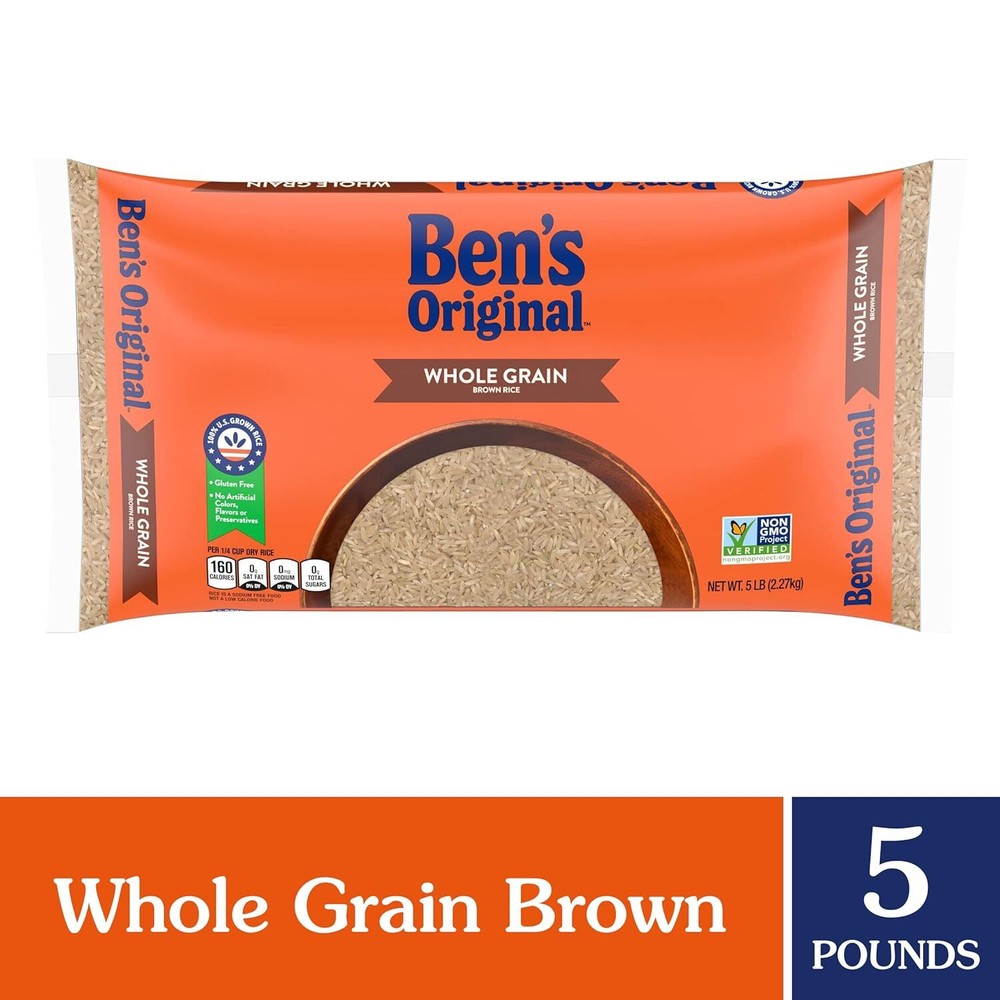 Arroz Integral Integral, Bolsa De 5 Lb