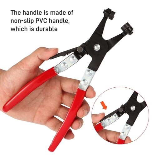 Hose Clamp Pliers， Tool For Removing And Installing Pipe Red