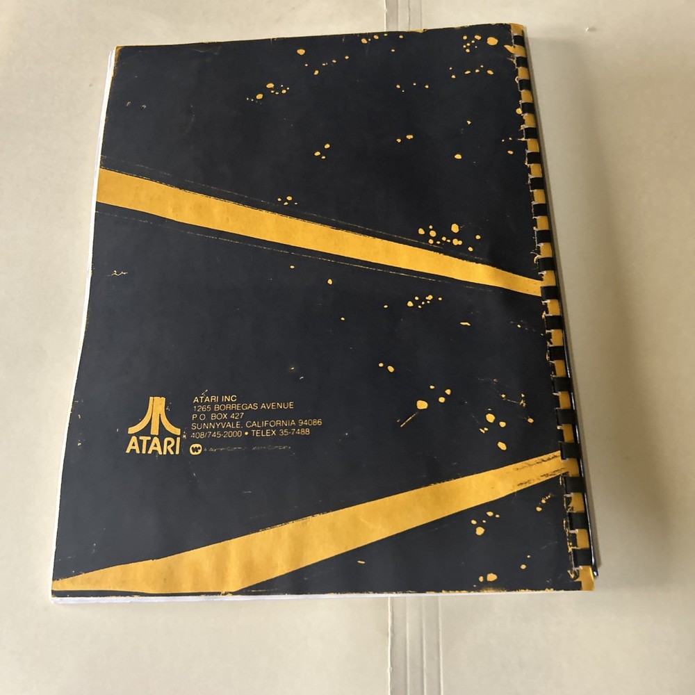 Copy? Atari Tempest Arcade Video game manual