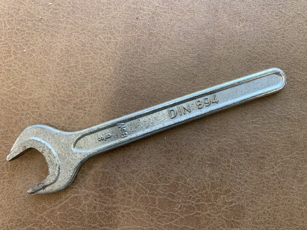Vintage 3/8 Whitworth Single Open Ended Spanner DIN 894