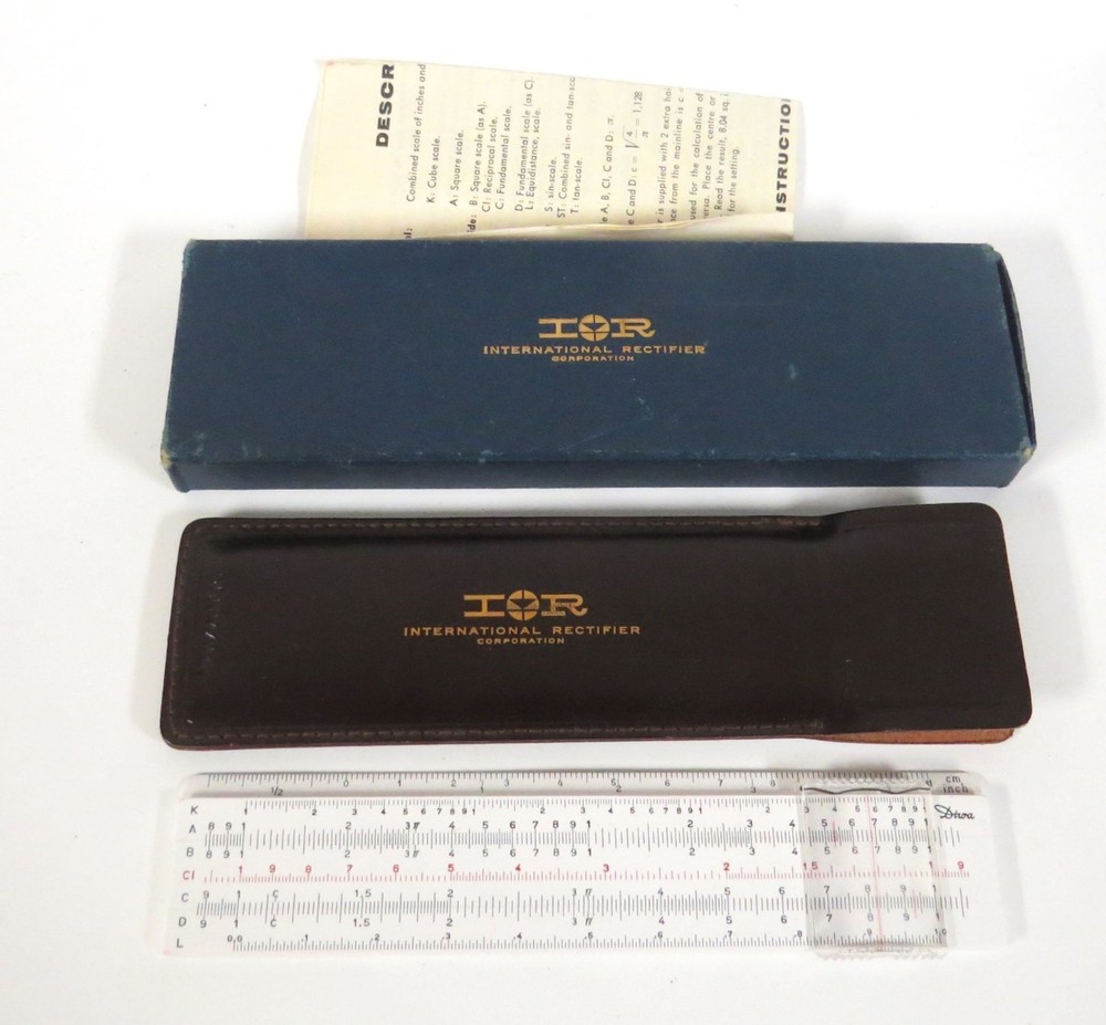 International Rectifier Slide Rule Speciality Computing Scale