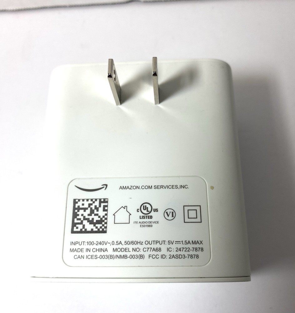 Amazon Echo Flex Plug-in Smart Speaker C77A68 White