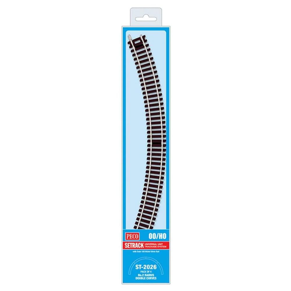 HO Code 100 17.2"#2 Double Radius Curve(4)