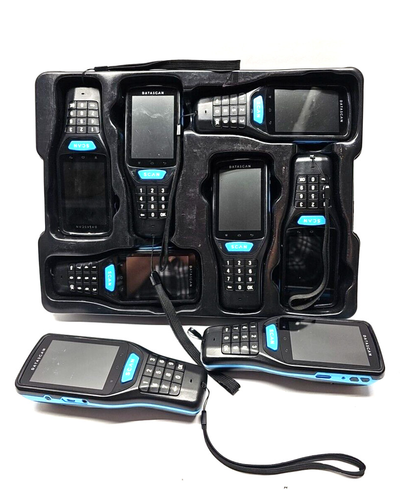 Lot of 8 Datascan QPID1000 Barcode Scanner Dart