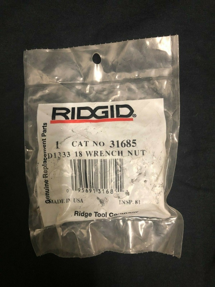 Ridgid D1333 18 Wrench Nut Cat # 31685