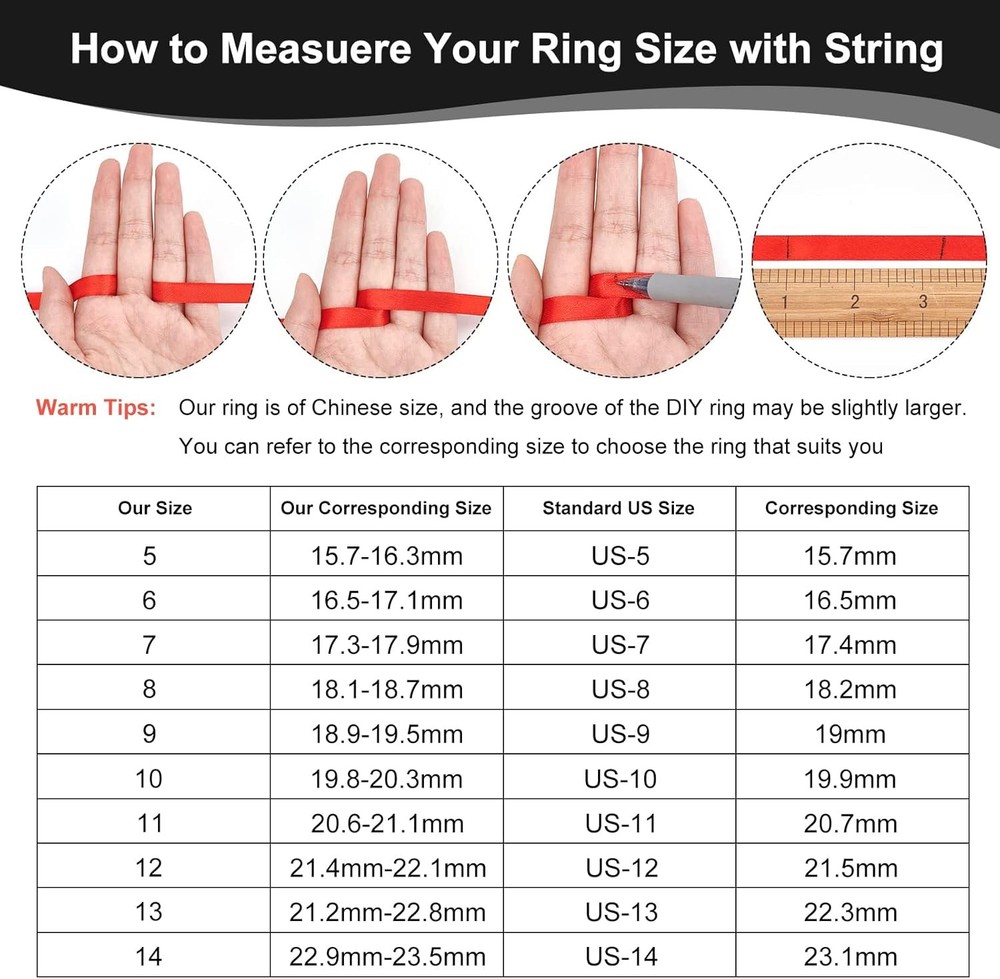 UNICRAFTALE Stainless Steel Blank Core Ring Settings Color