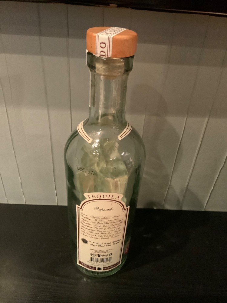 Arette reposado emoty tequila bottle 70 cl