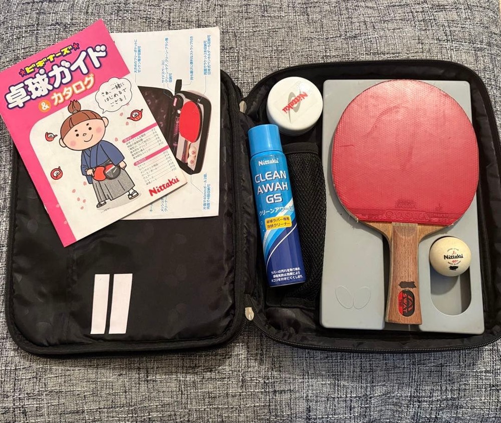 Butterfly Table Tennis Racket Set (Rubber Replacement Recommended)
