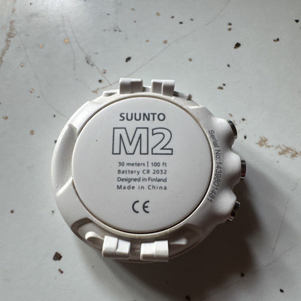 Suunto M2 Training Smart Watch White Needs New Bands