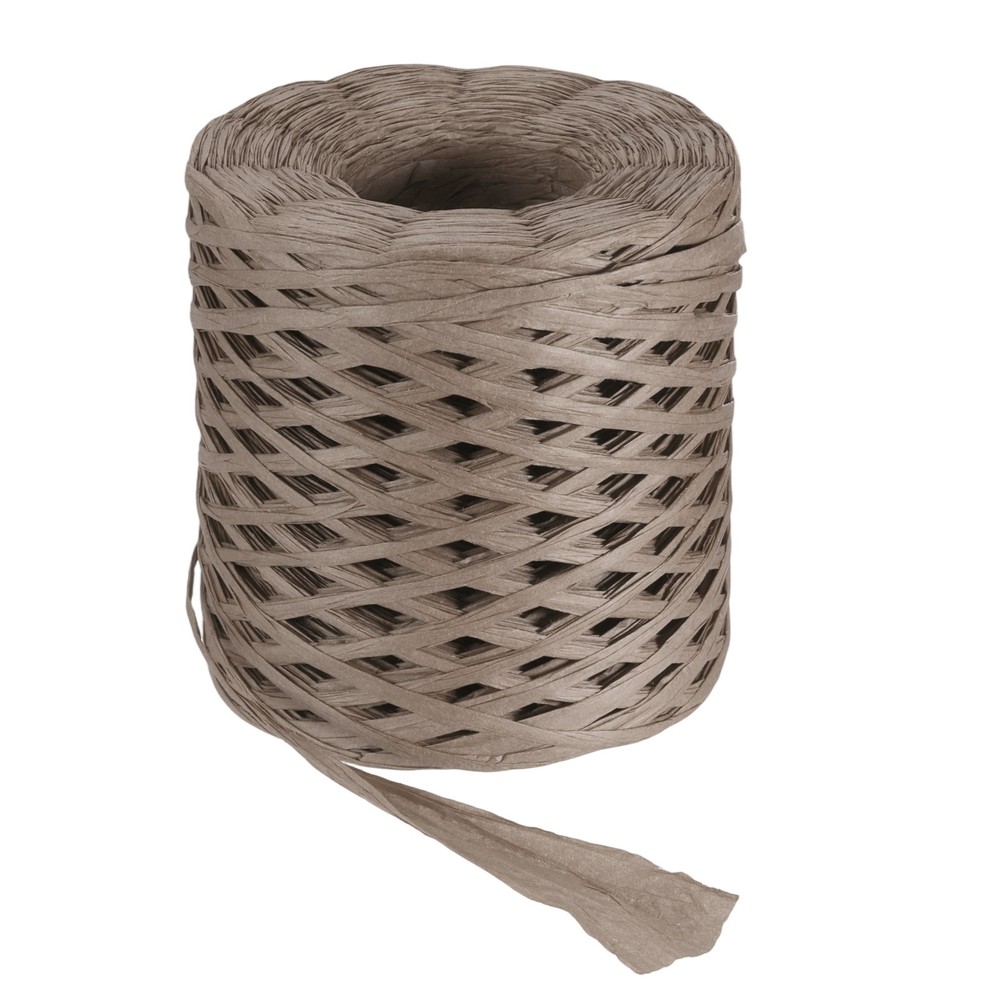 219 Yard Raffia Paper Craft Ribbon, Raffia Twine String, Light Coffee