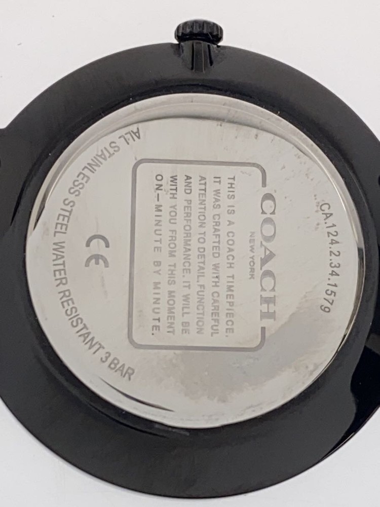 COACH Quartz Wristwatch Analog BLK