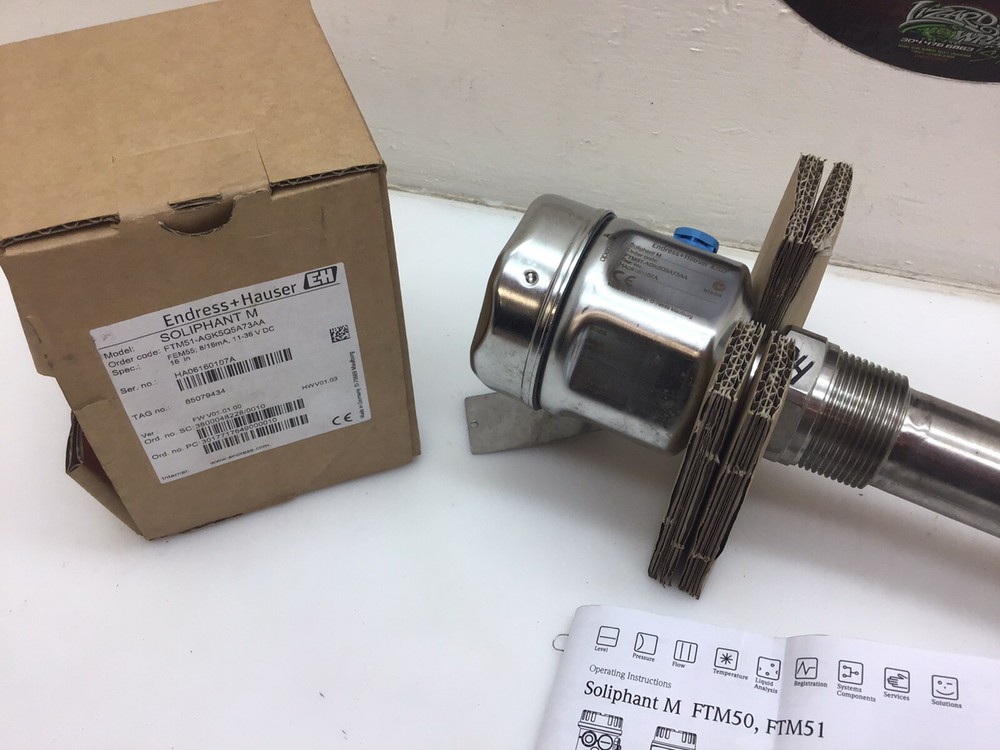 Endress Hauser Soliphant M FTM51-AGKQ5A73AA 16” Switch Point New