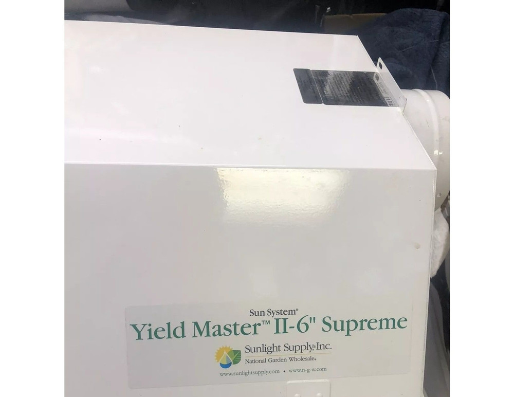Sun System Yield Master II Supreme 6" Cooled Grown Light & Reflector hood