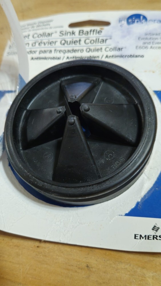 Garbage Disposal Splash Guard Collar Sink Baffle 3.1/8" QCB-AM RubberSink Baffle