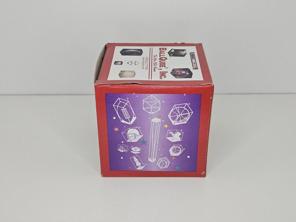 Ball Qube - Cube Baseball Holder UV Protected Display Case USA Made - NEW