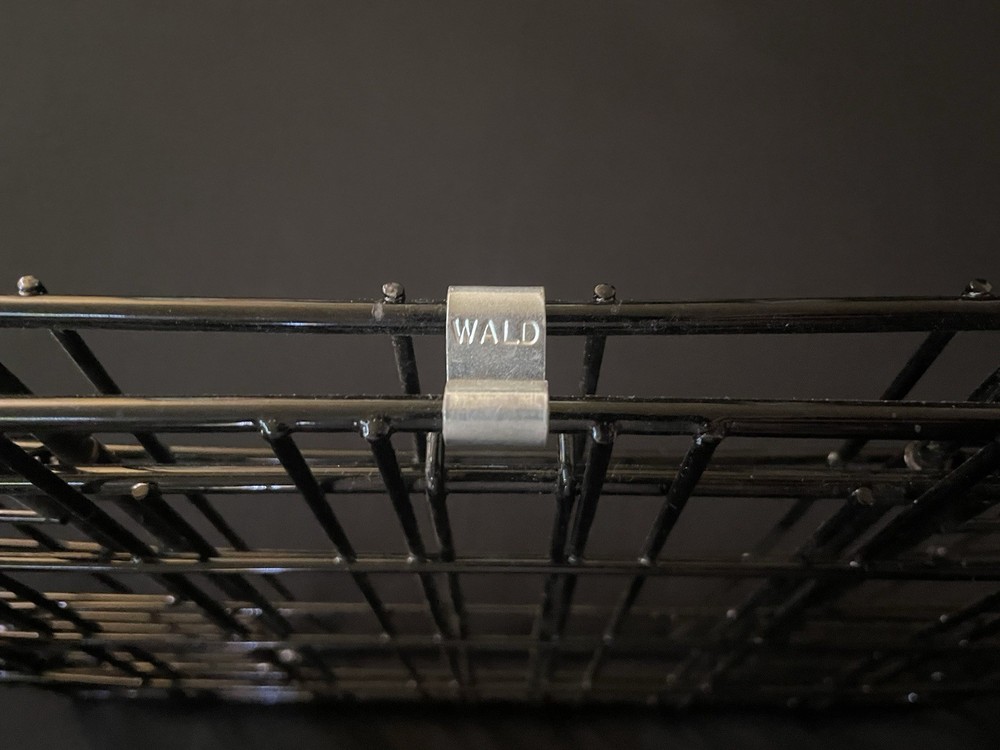 Wald 582 Folding Bicycle Basket Black