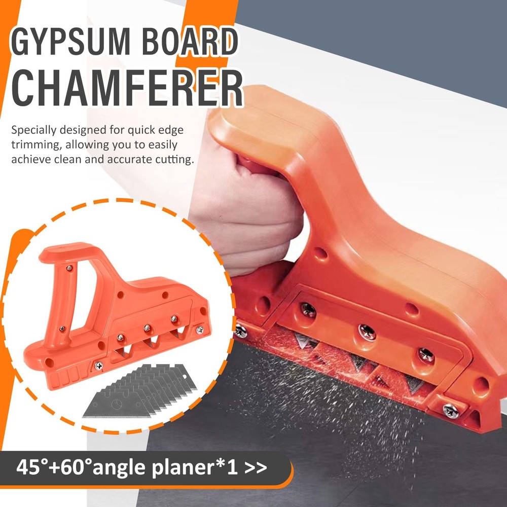 Plasterboard Fast Cutter, Plasterboard Edger, Precise 45° 60° Gypsum Board Ha...