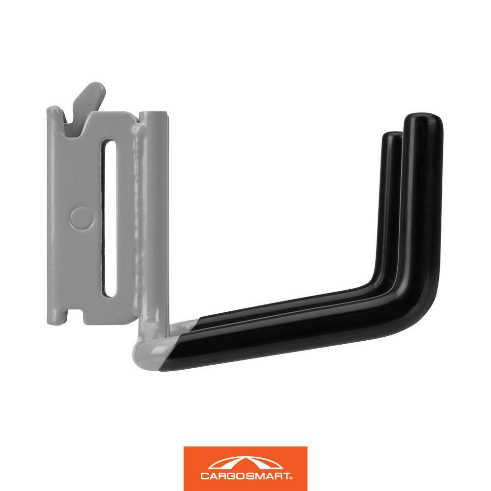 Grey Powder Coated Dual Arm Tool Storage Hook (1-Pack)