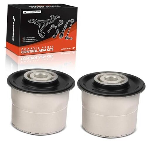 2 x Front To Frame & Front To Axle Control Arm Bushing Kit, Compatible with