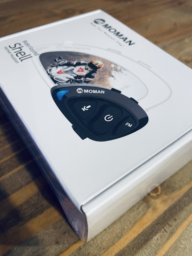 Moman RiderSound Shell Bluetooth Helmet Headset Intercom | FM | Noise Reduction