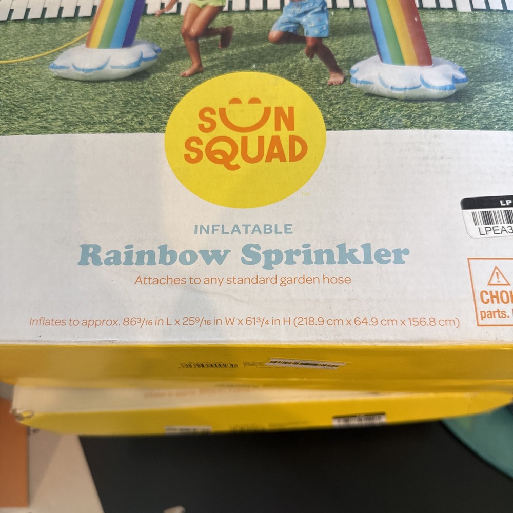 Inflatable 5FT Rainbow Sprinkler for Kids