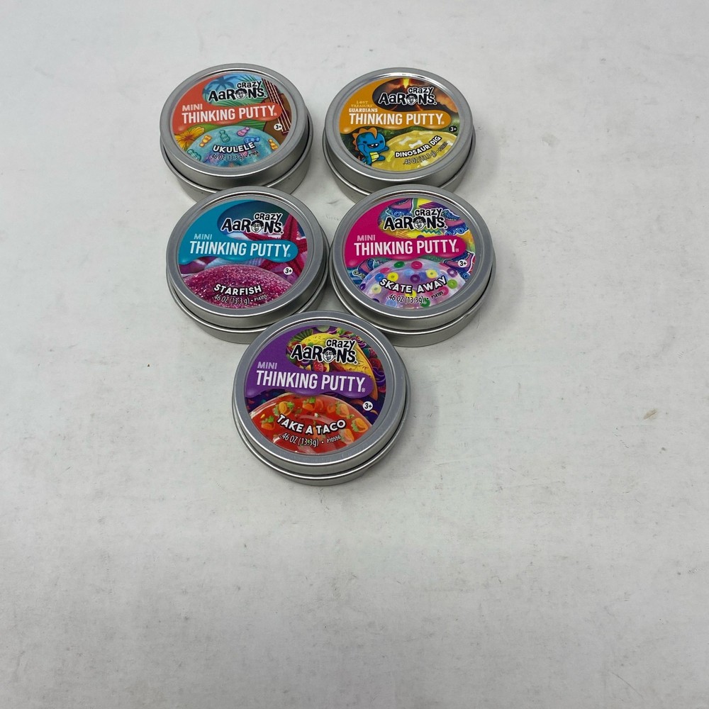 Thinking Putty Mini Tins 5-Pack Assorted (.47oz)