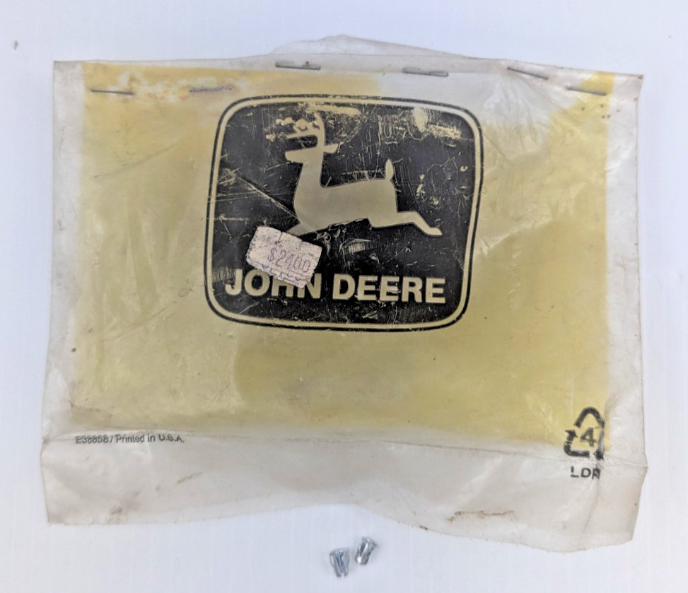 John Deere Tractor Medallion Emblem Sign 5x3.5"