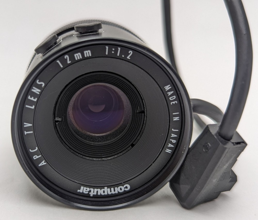Panasonic GP-MF 602 Industrial Camera with Computar 12mm 1:1.2 Lenses - Working