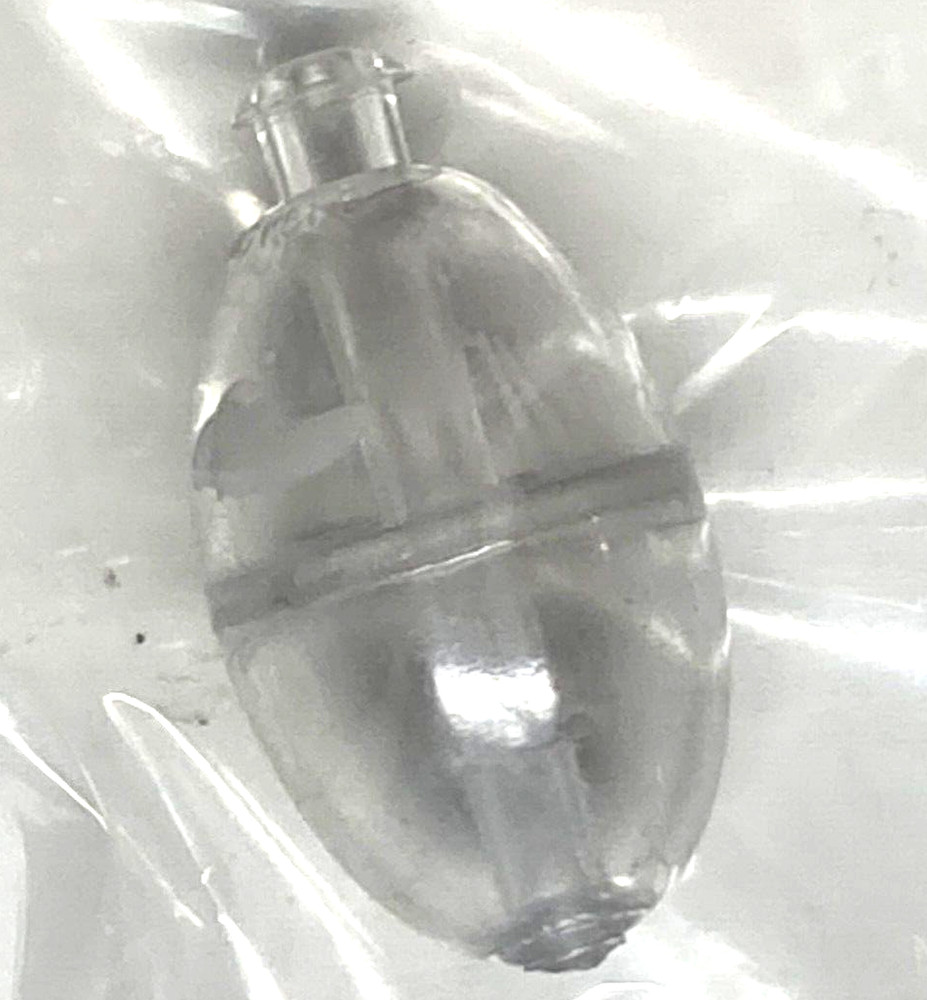 Bubble Spinning Floats #240 Clear Plastic 3/4" Width 12 COUNT PACKAGE