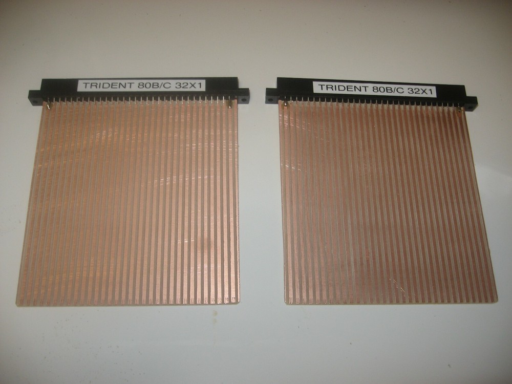 Trident 80B/C Recording Console Extender Pair Board Riser KIT FORM Single Sided