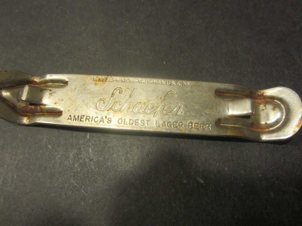 SCHAEFER BEER ADVERTISING CAN OPENER